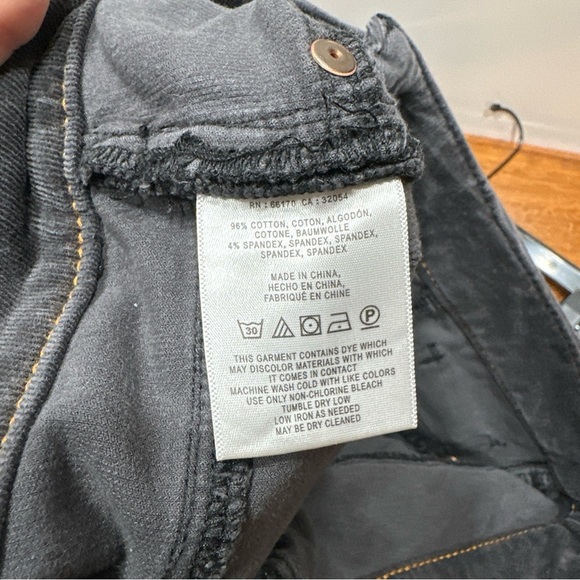 Pilcro And The Letterpress, High Rise Skinny Corduroy Women’s Pants 26 Antro - Picture 10 of 11